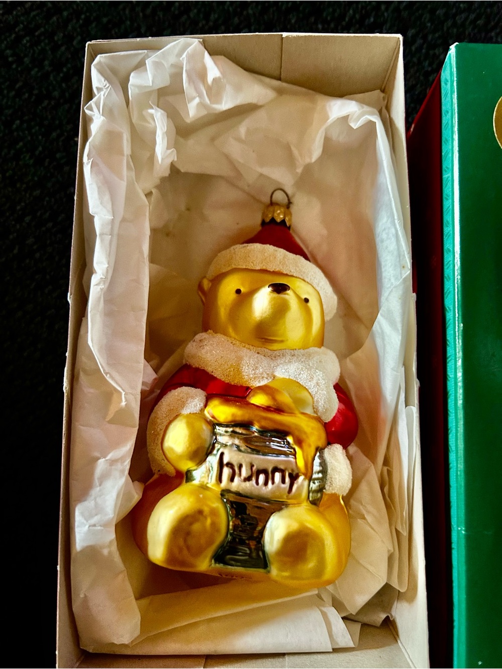 Limited Classic Winnie the Pooh Blown Glass Ornament